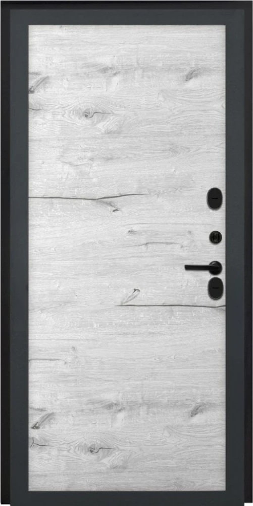 Входная дверь ДвериПРО Rosna Без фрезеровки Дуб арктик горизонт DPRO201315 внутренняя сторона