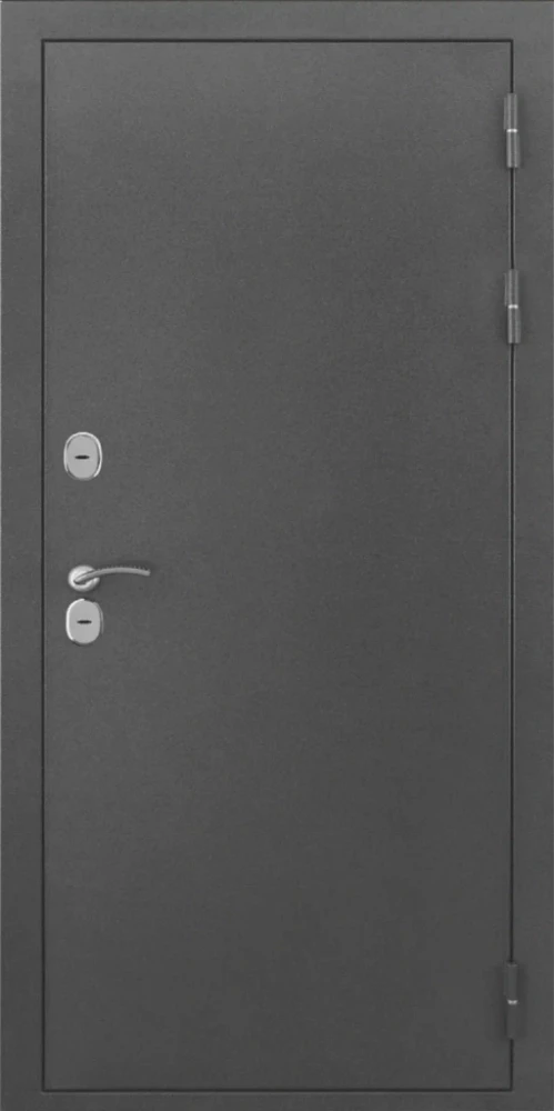 Входная дверь ДвериПРО L-Термо серебро ФЛ-707 (10мм, белый софт) DPRO198056 внешняя сторона