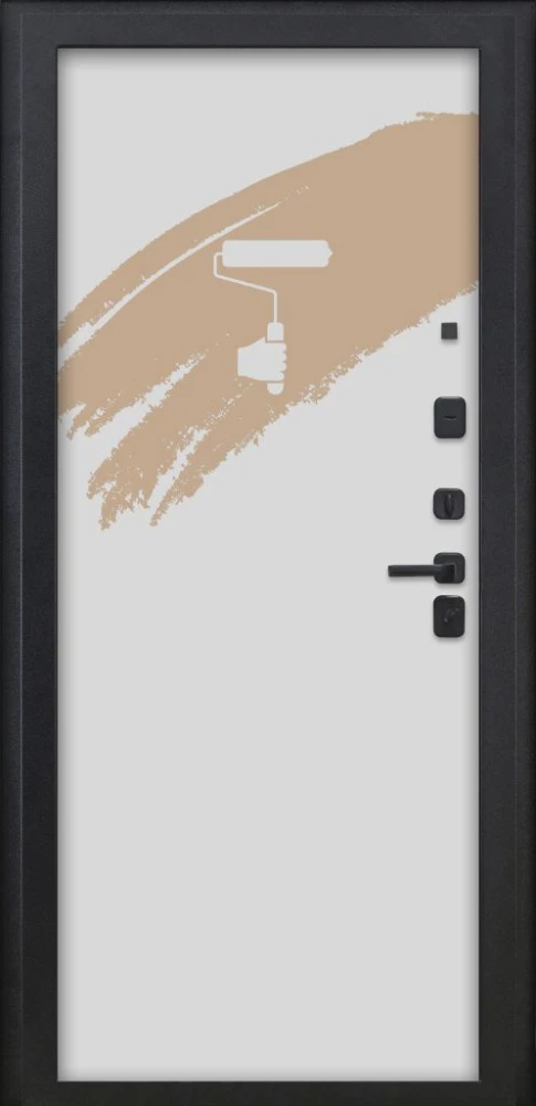 Входная дверь ДвериПРО Аура Под покраску DPRO227946 внутренняя сторона