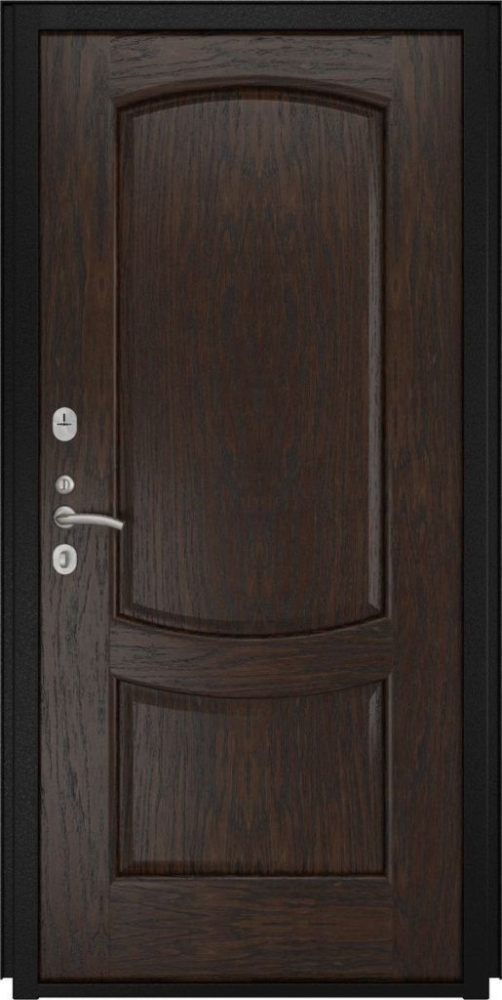 Входная дверь ДвериПРО Модель L-46 Лаура-2 (16мм, мореный дуб) DPRO197003 внутренняя сторона