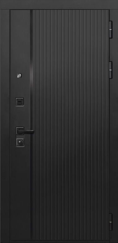 Входная дверь ДвериПРО L-45 ФЛ-259 (10мм, дуб с пилением) DPRO197948 внешняя сторона