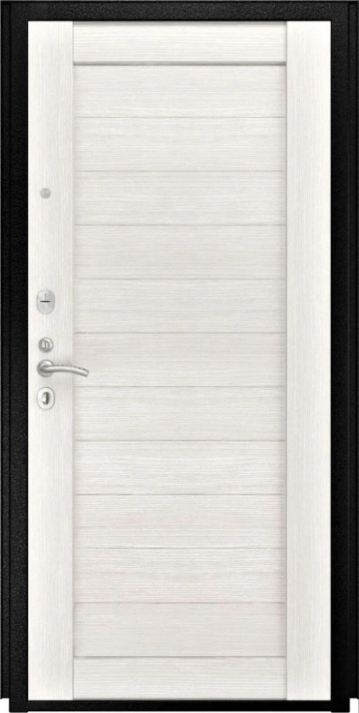 Входная дверь ДвериПРО L-43 СБ-3 листв. бел. (21 беленый дуб) DPRO196766 внутренняя сторона